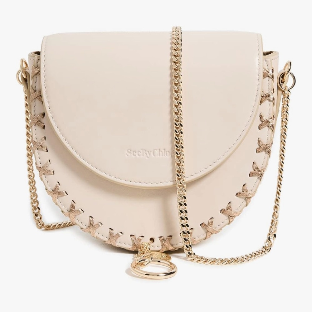 See By Chloe Mara Cream Crossbody Bag